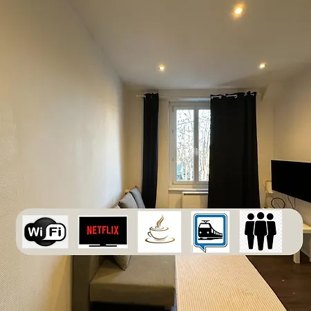 Appartement # Le 11 # Joli F2 Renove, Centre à Mulhouse Extérieur photo